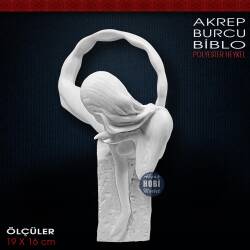 Akrep Burcu Biblo Heykeli (19x16 cm) Ham Polyester - Tual Hobi Sanat (1)