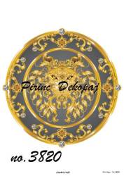 Altın Desenli Pirinç Dekopaj Model : 3820 - Line Art