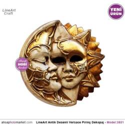 Antik Ra Desenli Versace Pirinç Dekopaj Model : 3831 - Line Art