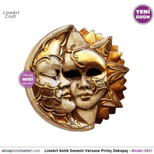 Antik Ra Desenli Versace Pirinç Dekopaj Model : 3831 - 1