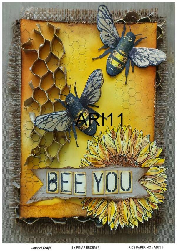 Arı Desenli Pirinç Dekopaj Model : Arı 11 - 1