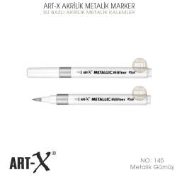 Art-X Akrilik Metalik Marker 145 Gümüş Renkli Kalem - Art-X (1)