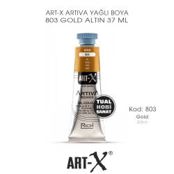 Art-X Artiva Yağlı Boya 803 Gold (Altın) 37 ml - Art-X