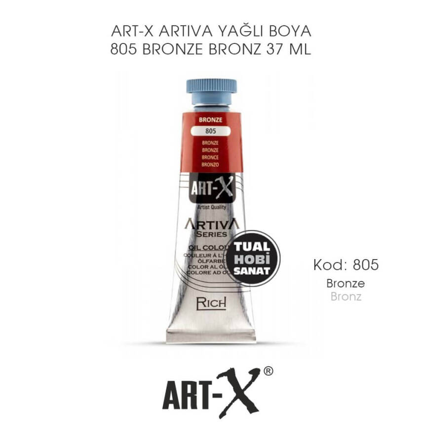 Art-X Artiva Yağlı Boya 805 Bronze (Bronz) 37 ml - 1