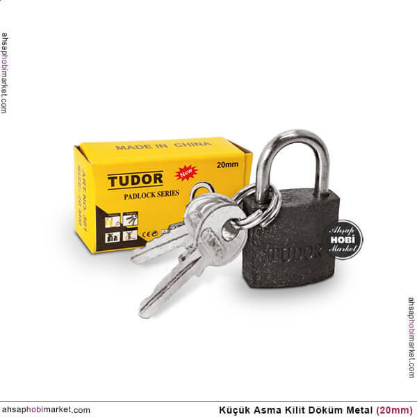 Asma Kilit Küçük Boy Döküm Metal (35x20mm) - 1