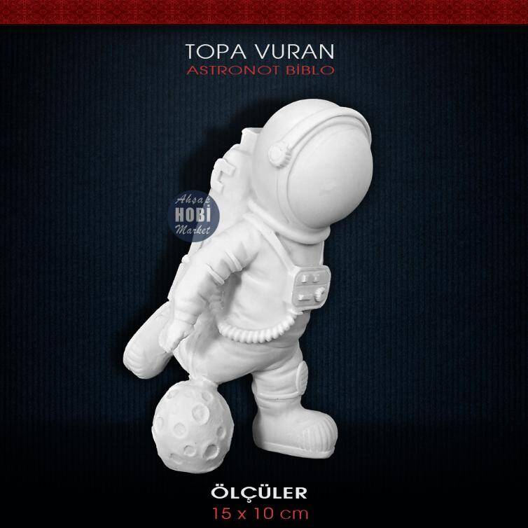 Astronot Topa Vuran Biblo (15x10cm) Ham Polyester - 1