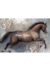 At Desenli Pirinç Dekopaj Model : 1182 - Line Art