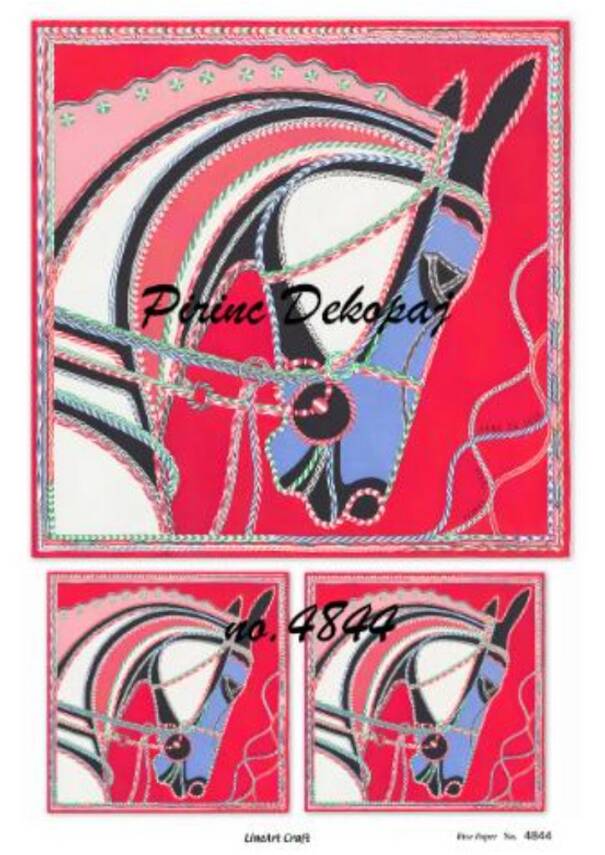 At Desenli Pirinç Dekopaj Model : 4844 - 1