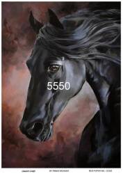 At Desenli Pirinç Dekopaj Model : 5550 - Line Art