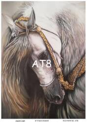 At Desenli Pirinç Dekopaj Model : AT08 - Line Art