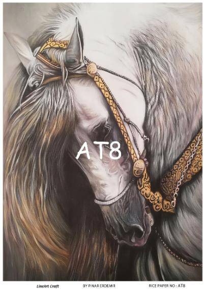 At Desenli Pirinç Dekopaj Model : AT08 - 1