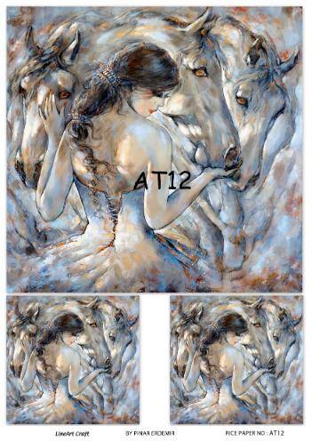 At Desenli Pirinç Dekopaj Model : AT12 - 1