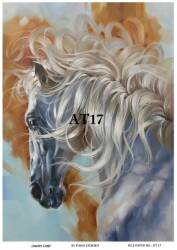 At Desenli Pirinç Dekopaj Model : AT17 - Line Art