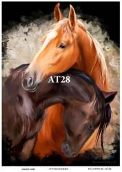 At Desenli Pirinç Dekopaj Model : AT28 - Line Art