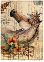 At Desenli Pirinç Dekopaj Model : AT31 - Line Art