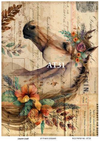 At Desenli Pirinç Dekopaj Model : AT31 - 1