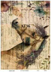 At Desenli Pirinç Dekopaj Model : AT36 - Line Art