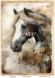 At Desenli Pirinç Dekopaj Model : AT37 - Line Art