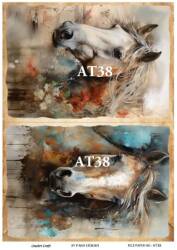 At Desenli Pirinç Dekopaj Model : AT38 - Line Art