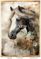 At Desenli Pirinç Dekopaj Model : AT39 - Line Art