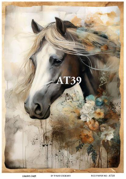 At Desenli Pirinç Dekopaj Model : AT39 - 1