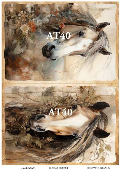 At Desenli Pirinç Dekopaj Model : AT40 - 1