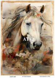 At Desenli Pirinç Dekopaj Model : AT42 - Line Art