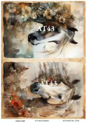 At Desenli Pirinç Dekopaj Model : AT43 - Line Art