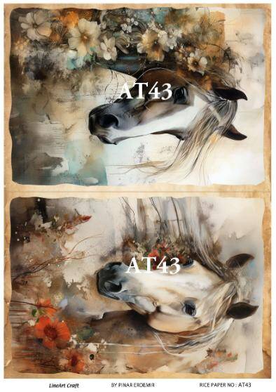 At Desenli Pirinç Dekopaj Model : AT43 - 1