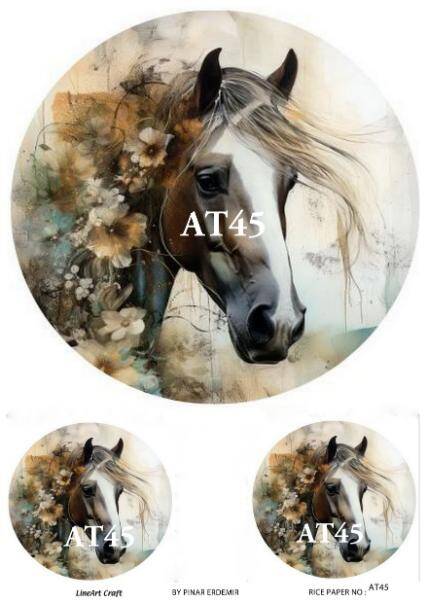 At Desenli Pirinç Dekopaj Model : AT45 - 1