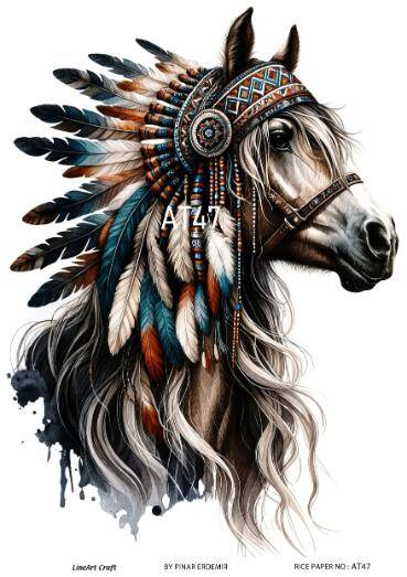 At Desenli Pirinç Dekopaj Model : AT47 - 1