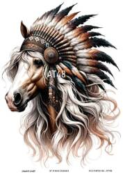 At Desenli Pirinç Dekopaj Model : AT48 - Line Art