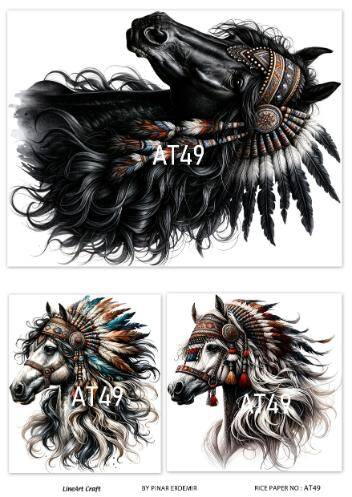 At Desenli Pirinç Dekopaj Model : AT49 - 1