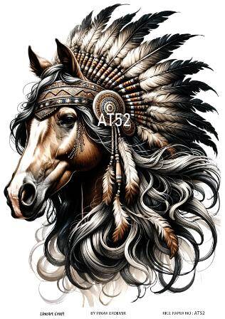 At Desenli Pirinç Dekopaj Model : AT52 - 1