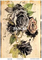 At Desenli Pirinç Dekopaj Model : BLACK2 - Line Art