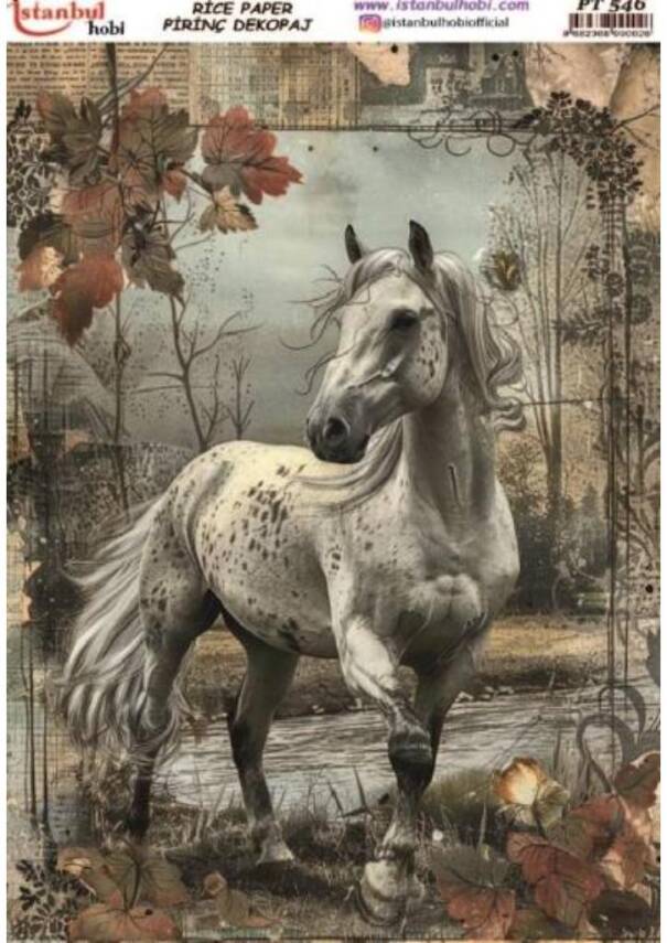 At Desenli Pirinç Dekopaj Model : PT 0546 - 1