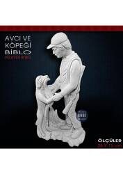 Avcı ve Köpeği Biblo Heykel (28x15 cm) Ham Polyester - Tual Hobi Sanat (1)