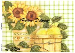 Ayçiçeği Desenli Pirinç Dekopaj Model : 3954 - Line Art