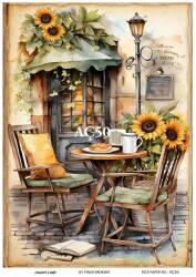 Ayçiçeği Desenli Pirinç Dekopaj Model : AÇ50 - Line Art