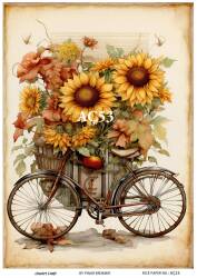 Ayçiçeği Desenli Pirinç Dekopaj Model : AÇ53 - Line Art