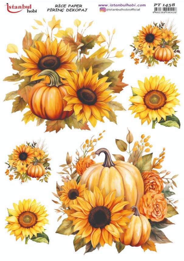 Ayçiçeği Desenli Pirinç Dekopaj Model : PT 1458 - 1