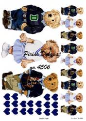 Ayı Desenli Pirinç Dekopaj Model : 4506 - Line Art