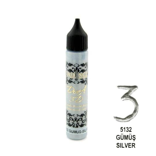 Cadence 3D Dora Boncuk Boya 5132 Gümüş - 1