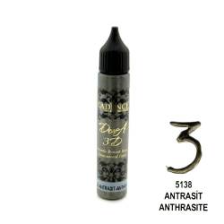 Cadence 3D Dora Boncuk Boya 5138 Antrasit - Cadence