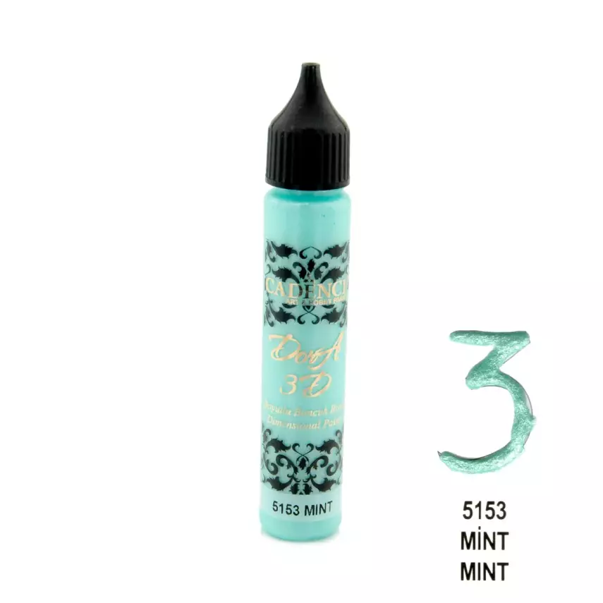 Cadence 3D Dora Boncuk Boya 5153 Mint - 1