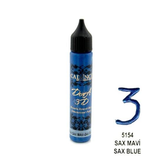 Cadence 3D Dora Boncuk Boya 5154 Sax Mavi - 1