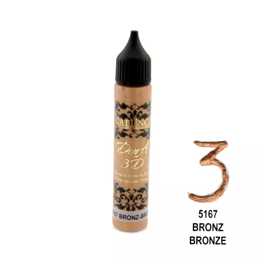 Cadence 3D Dora Boncuk Boya 5167 Bronz - 1