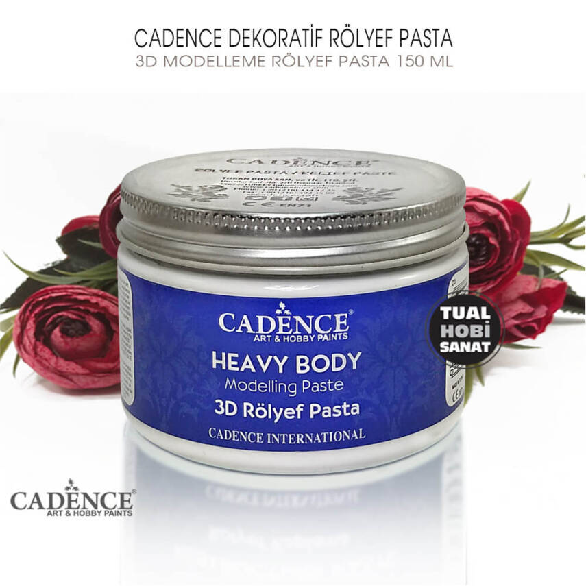 Cadence 3D Modelleme Rölyef Pasta 150ml - 2