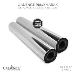 Cadence Gümüş Rulo Varak 5 Metre - Cadence