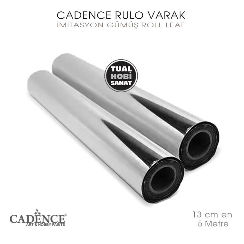 Cadence Gümüş Rulo Varak 5 Metre - 1